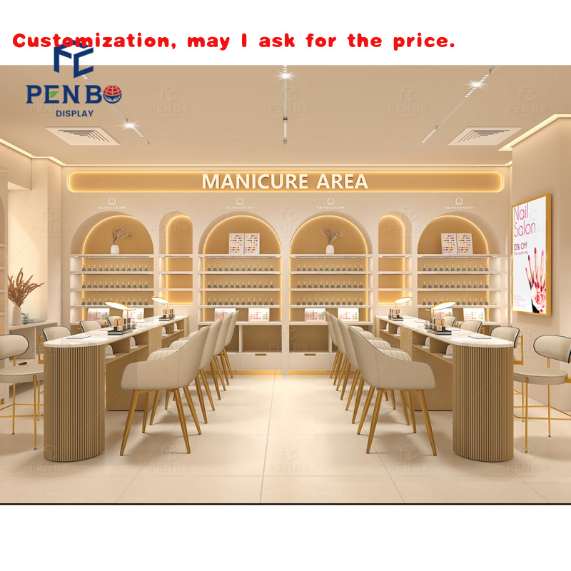 Interior Design Nail Salon - Muebles de salón de bar de