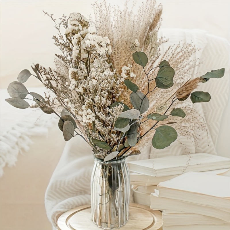 Dried Pampas Bundle - 45 Piezas de Flores Secas Mixtas