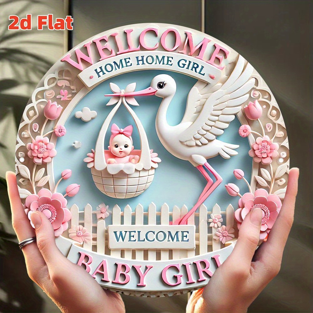 Interior Design Studio - Arte de pared circular Welcome Home