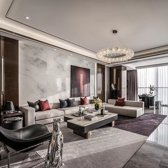 Interior Design Layout - Sanhai Diseño de interiores ligeros Construcción