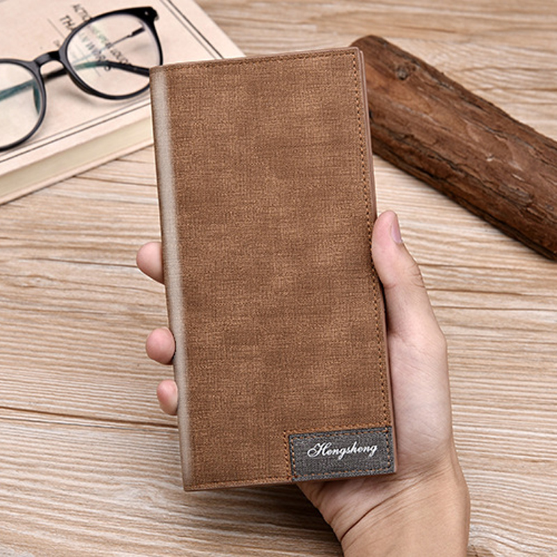 Interior Design Photo - Cartera de cuero suave para hombre,