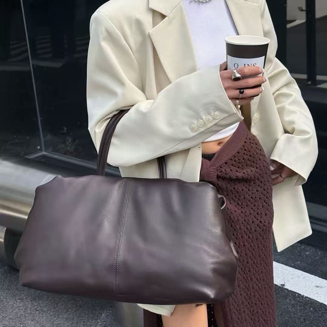 Interior Design Style - Bolso Tote de Cuero Genuino de
