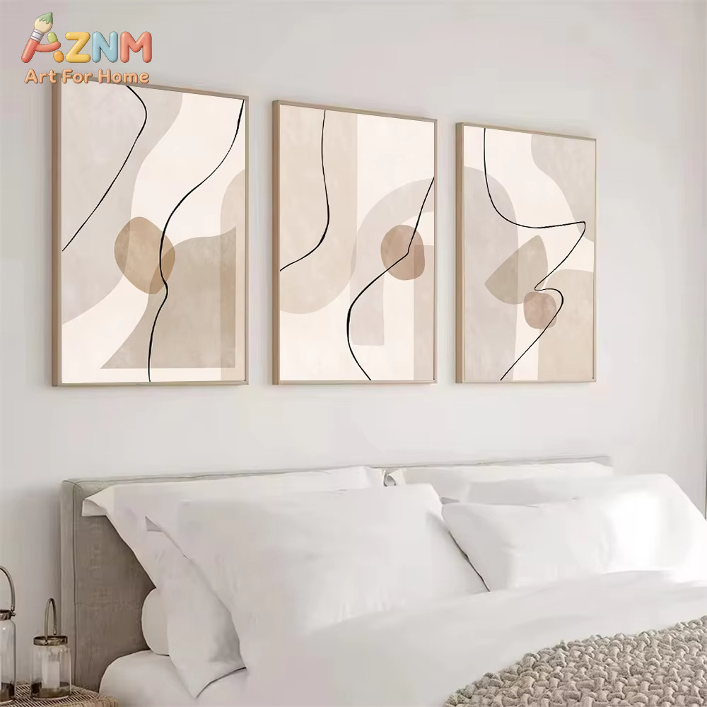 Arte de pared abstracto con lí - Interior Design Modern reseña y precio