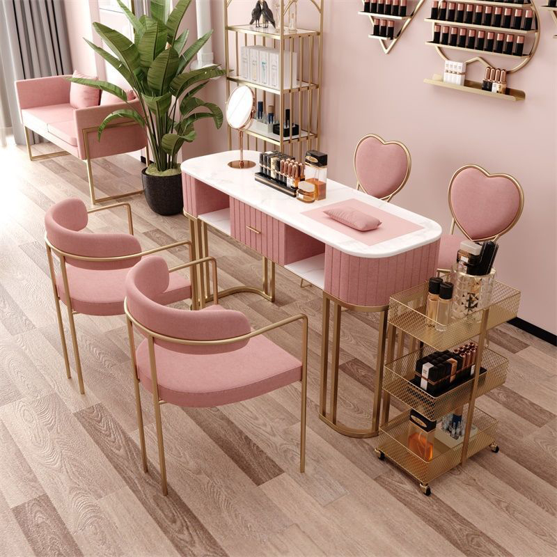 Muebles de manicura de mesa de - Interior Design Nail Salon reseña y precio