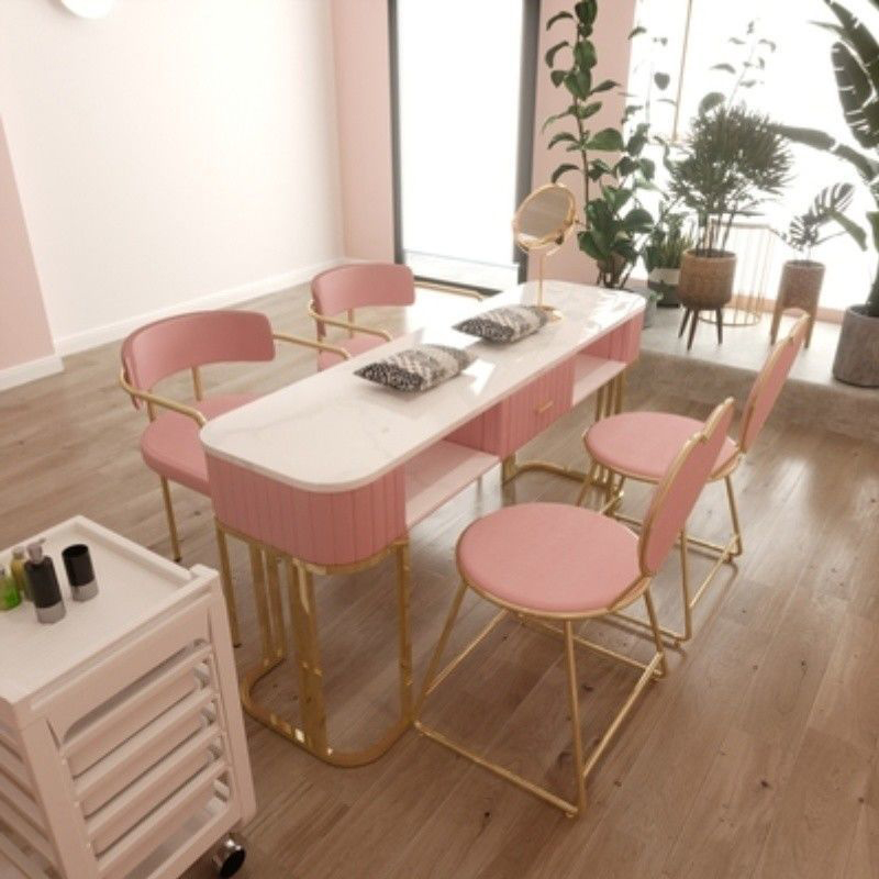 Muebles de manicura de mesa de - Interior Design Nail Salon reseña y precio