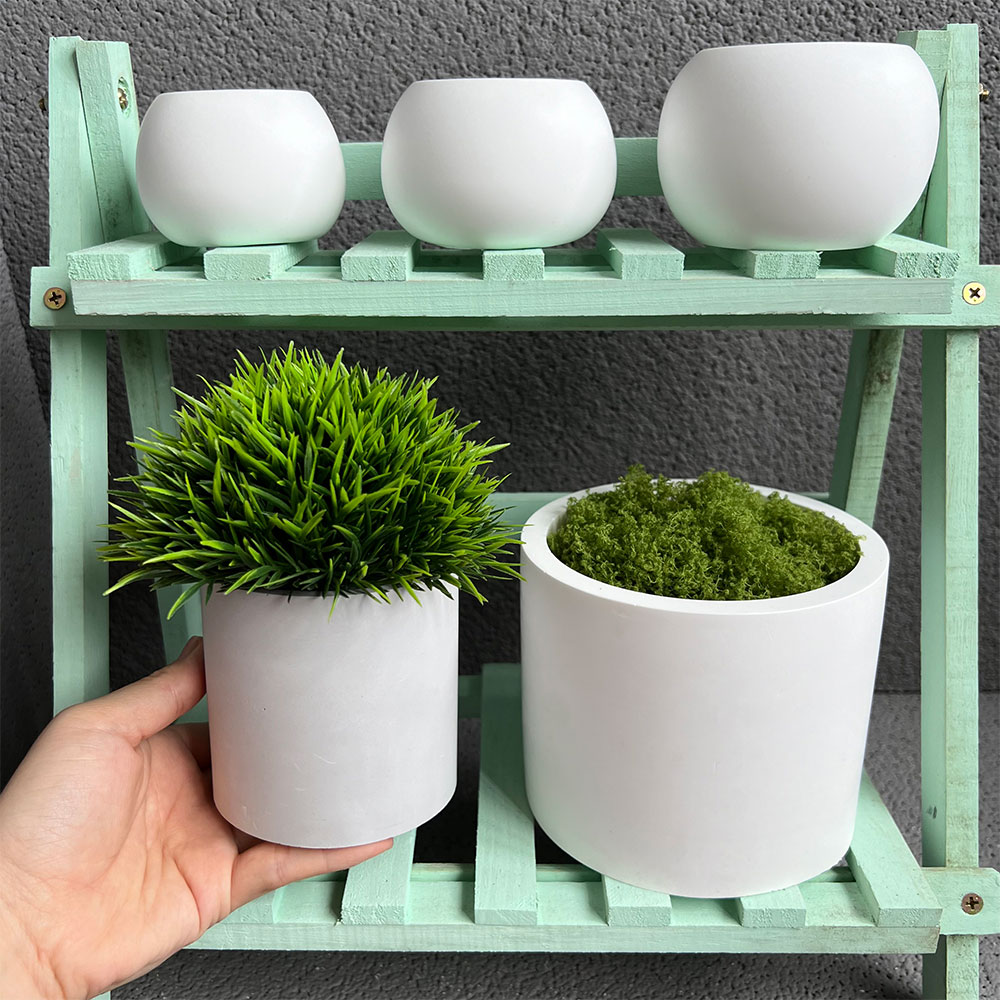 Maceta de cemento para plantas - Terrazzo Pot Cement reseña y precio