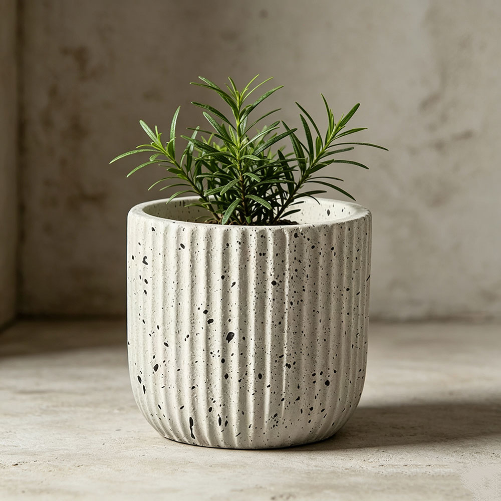 Molde de silicona minimalista  - Terrazzo Pot Cement reseña y precio
