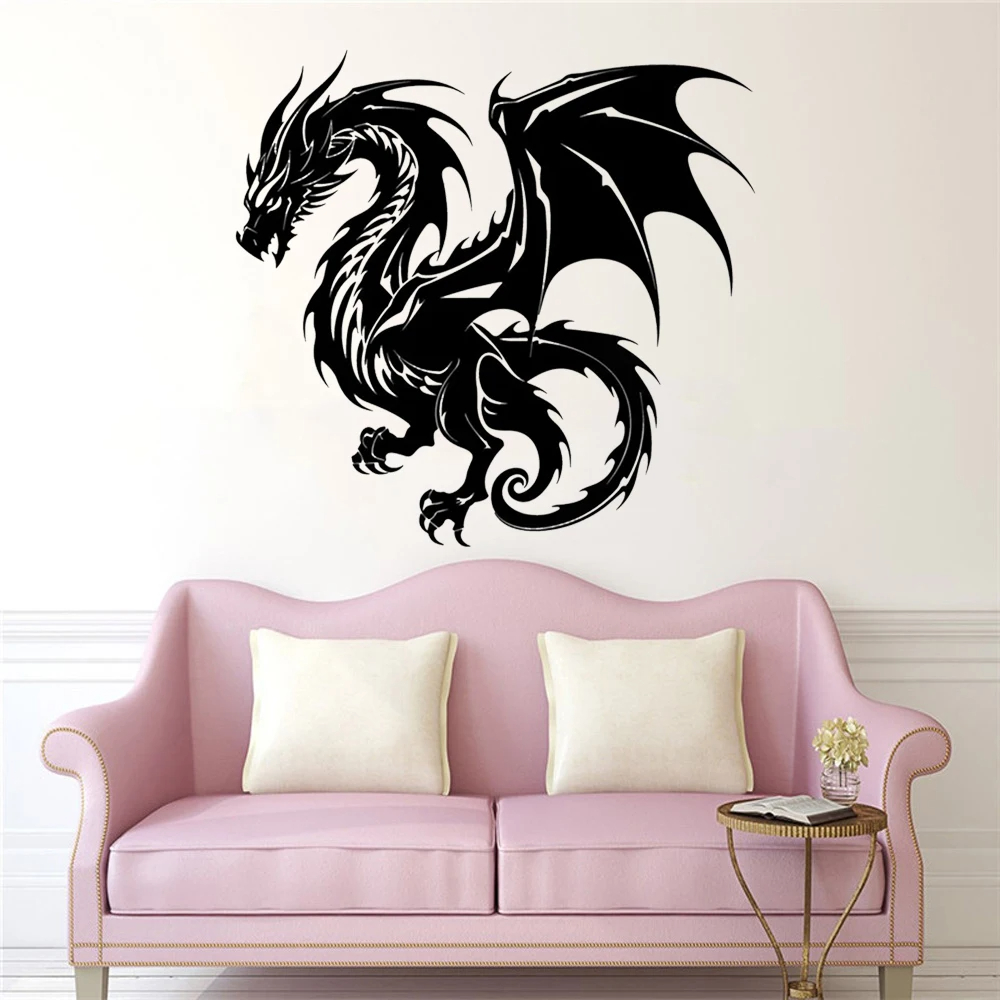 Decoración de pared de dragón  - Interior Design Layout reseña y precio