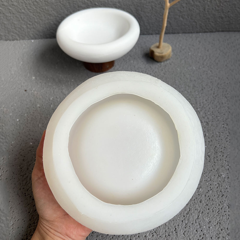Molde de silicona redondo para - Terrazzo Pot Cement reseña y precio