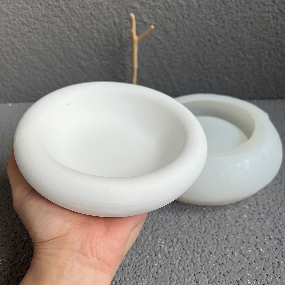 Molde de silicona redondo para - Terrazzo Pot Cement reseña y precio