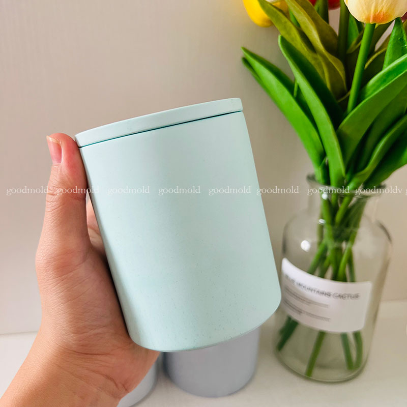 Molde de silicona de 10 cm par - Terrazzo Pot Cement reseña y precio