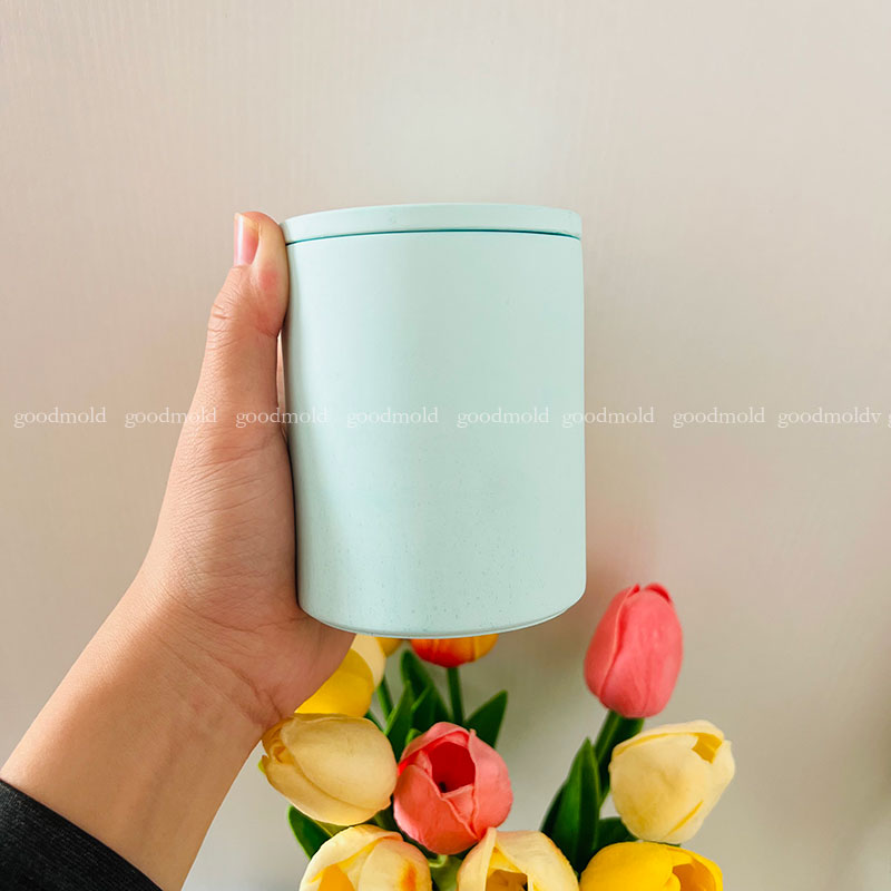 Molde de silicona de 10 cm par - Terrazzo Pot Cement reseña y precio