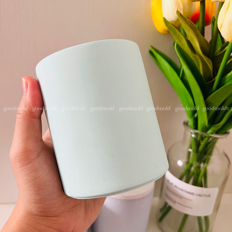 Molde de silicona de 10 cm par - Terrazzo Pot Cement reseña y precio