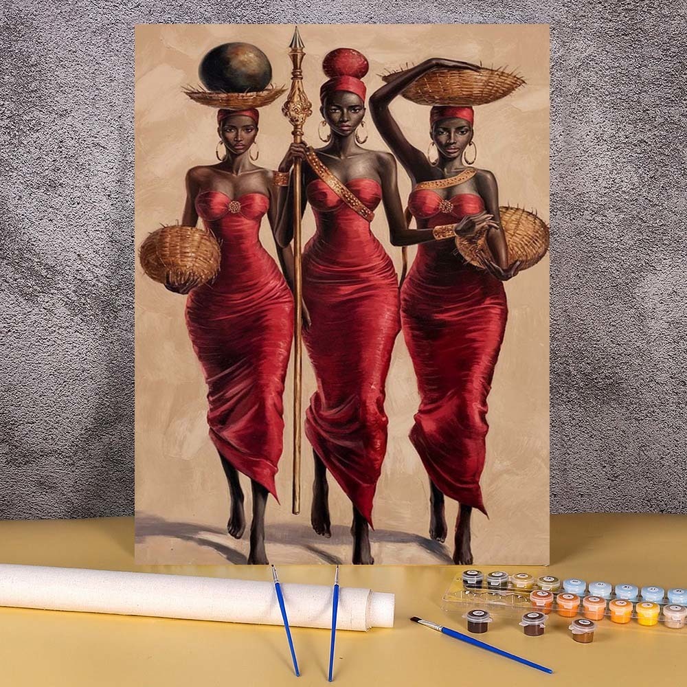 Pintura por números de mujer a - Interior Design Modern reseña y precio