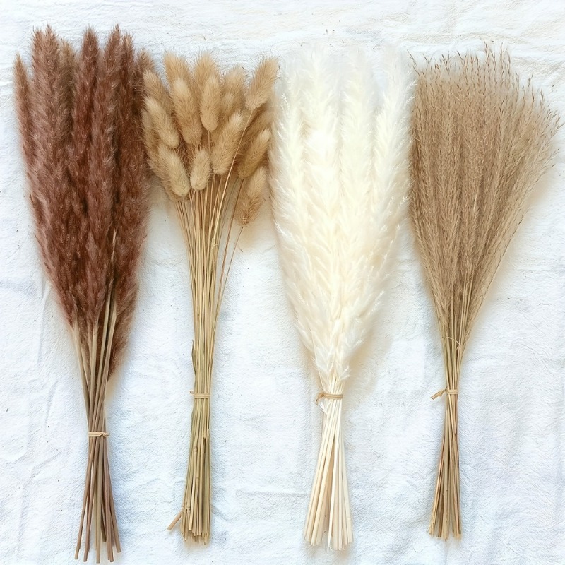 110 Piezas de Ramos Florales S - Dried Pampas Bundle reseña y precio
