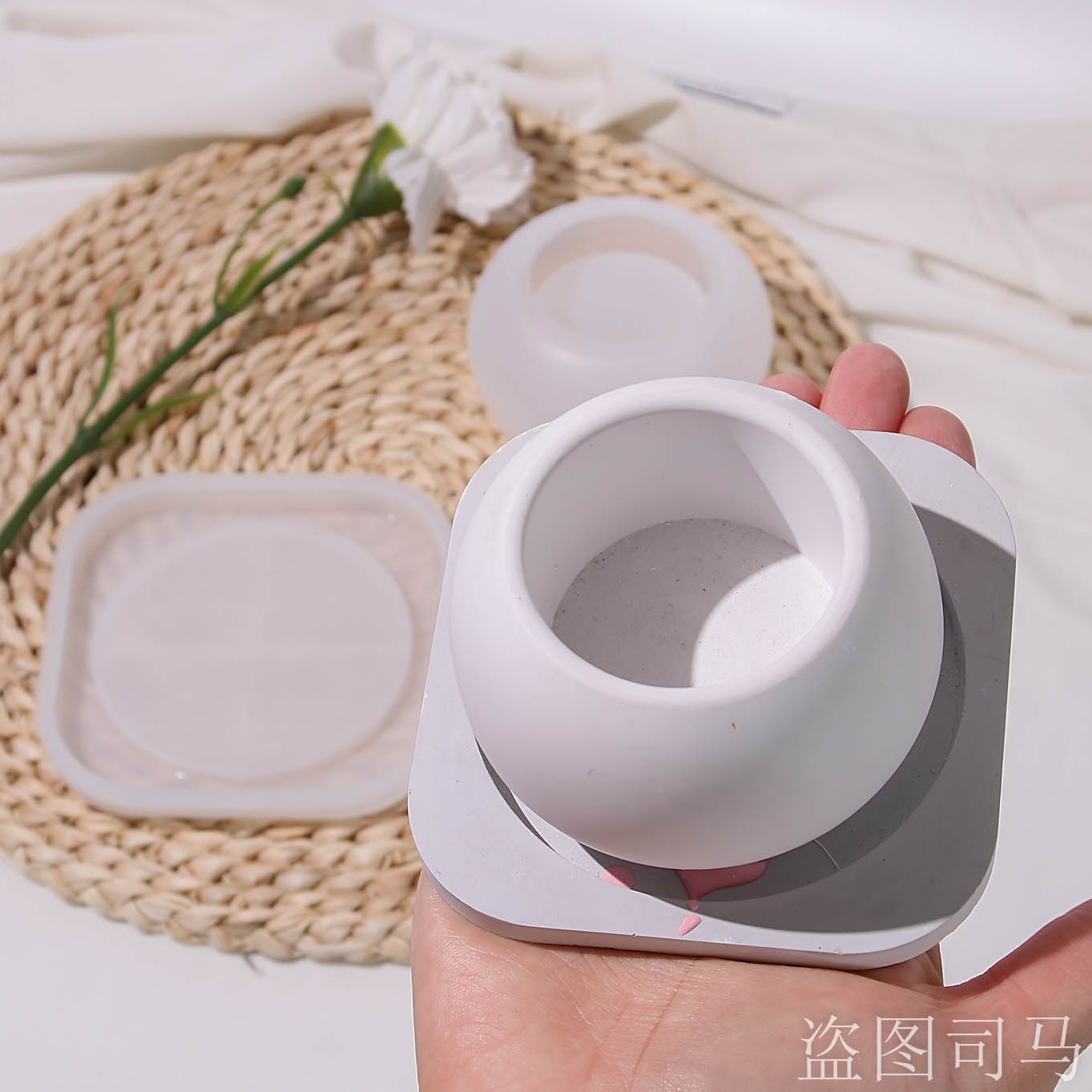 Molde para maceta de hormigón  - Terrazzo Pot Cement reseña y precio