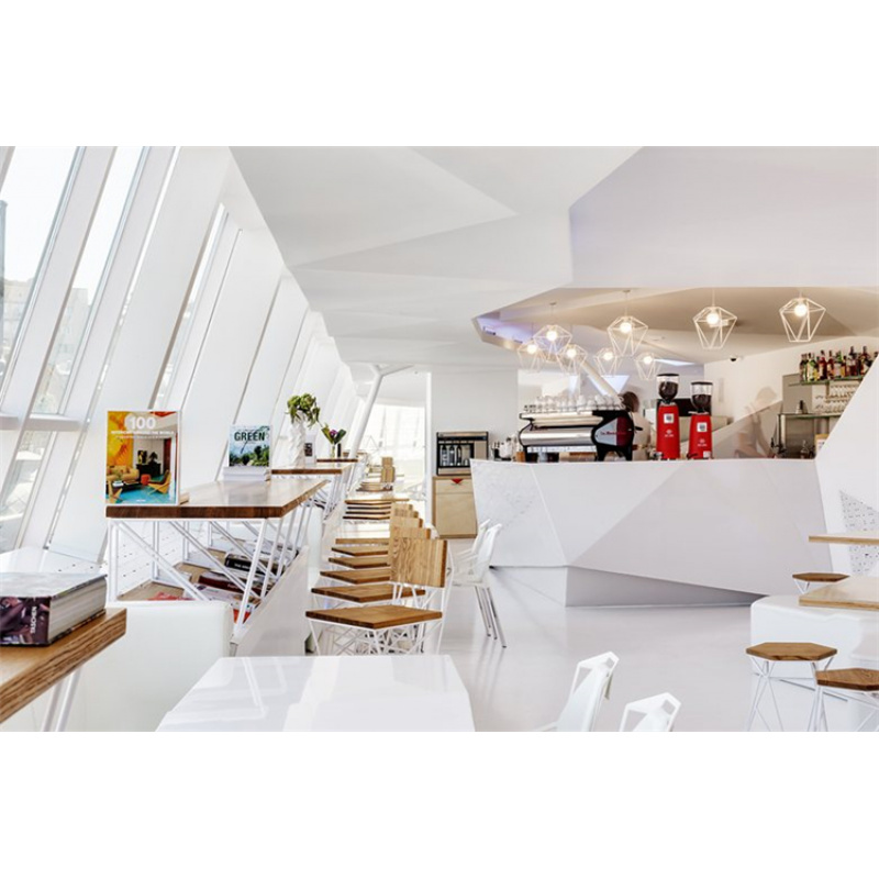 Diseño de mostrador de café mo - Interior Design Layout reseña y precio
