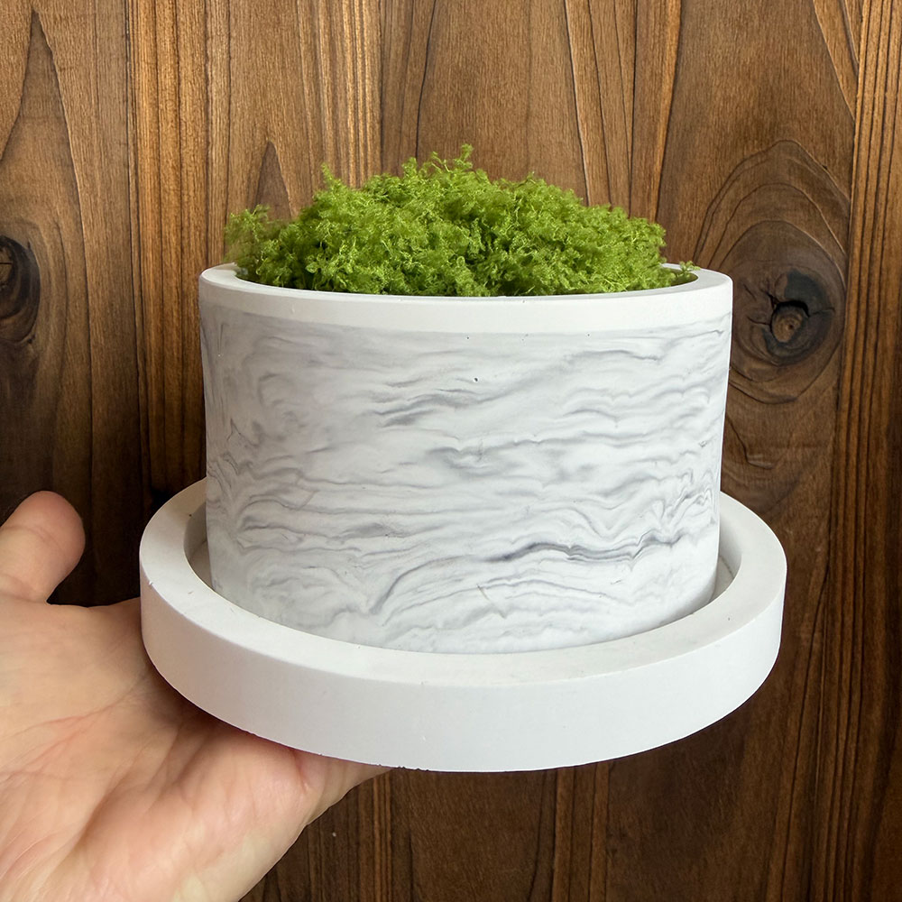 Molde Grande de Silicona para  - Terrazzo Pot Cement reseña y precio
