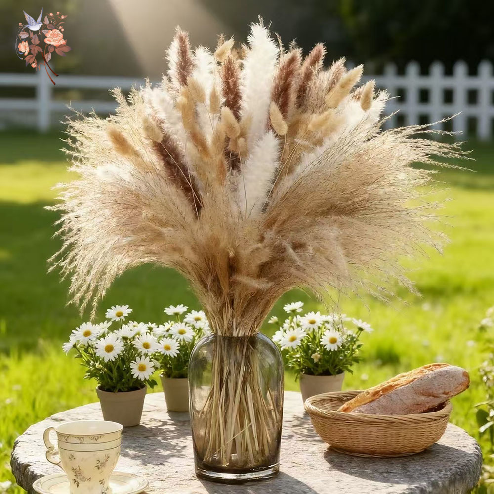 Ramo de Flores Secas Naturales - Dried Pampas Bundle reseña y precio