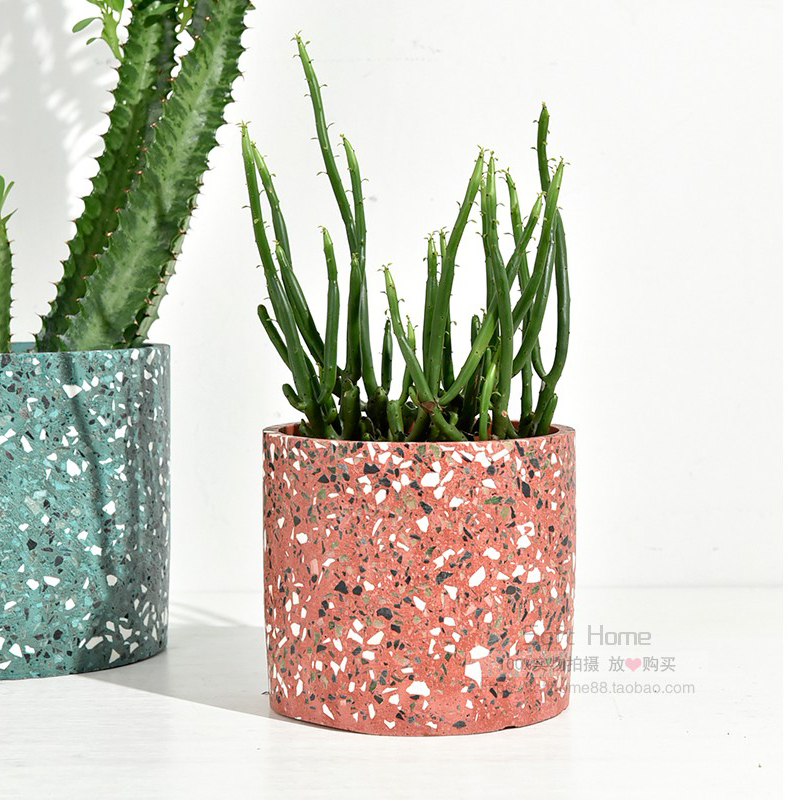 Moldes de silicona para maceta - Terrazzo Pot Cement reseña y precio