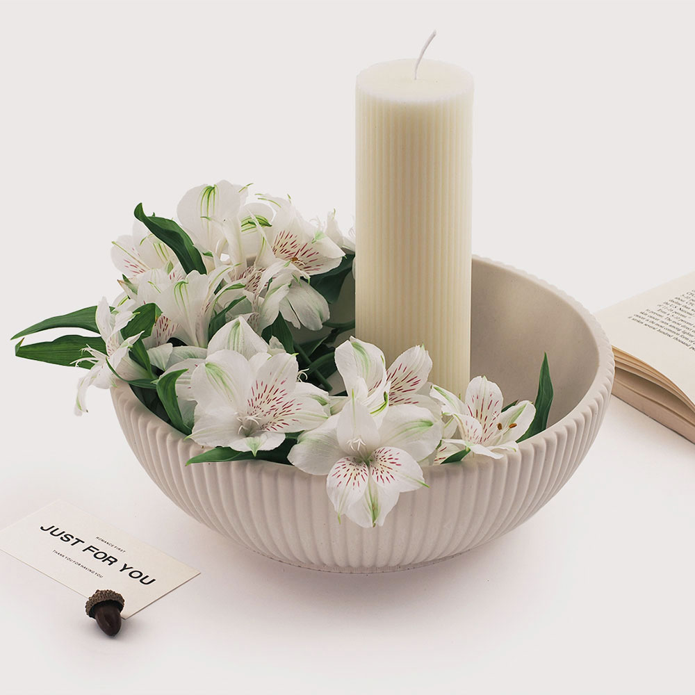 Molde de hormigón para recipie - Terrazzo Pot Cement reseña y precio