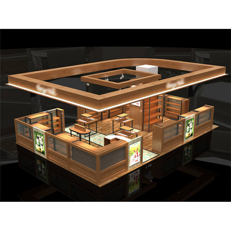 Diseño de Kiosco de Cosméticos - Interior Design Layout reseña y precio
