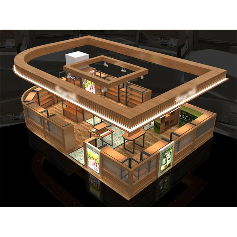 Diseño de Kiosco de Cosméticos - Interior Design Layout reseña y precio