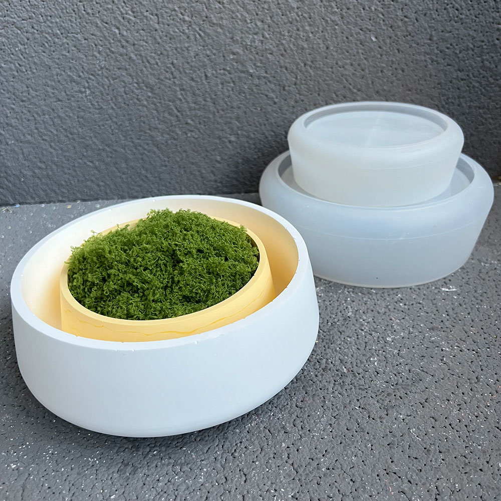 Cuenco de hormigón, molde de s - Terrazzo Pot Cement reseña y precio