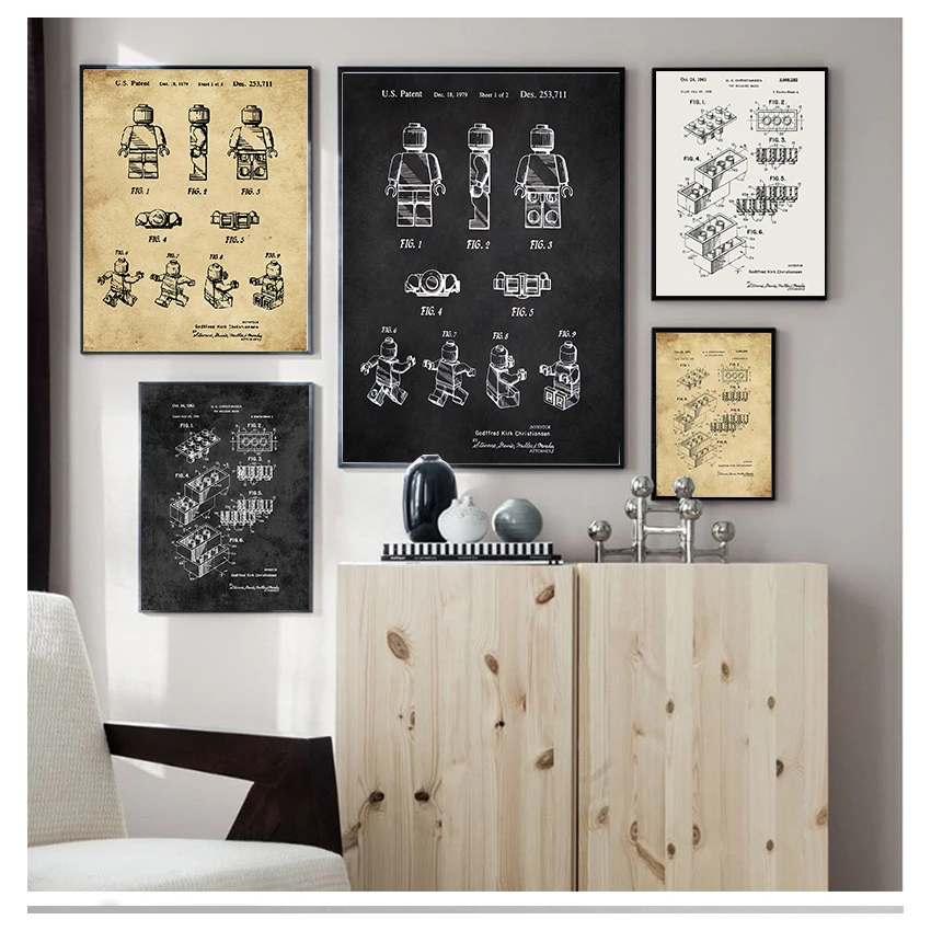 Arte de pared Retro Simple esc - Interior Design Studio reseña y precio