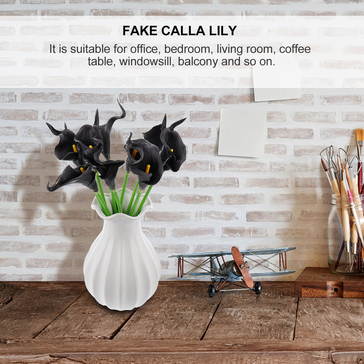 10 Piezas de Flores Artificial - Interior Design Layout reseña y precio