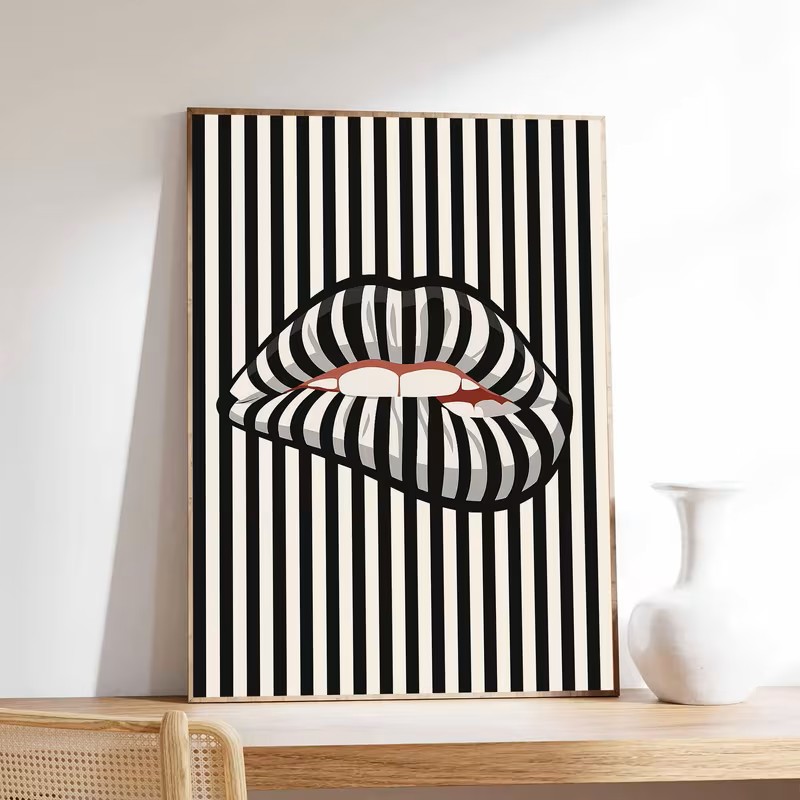 Póster de lienzo en forma de l - Interior Design Modern reseña y precio