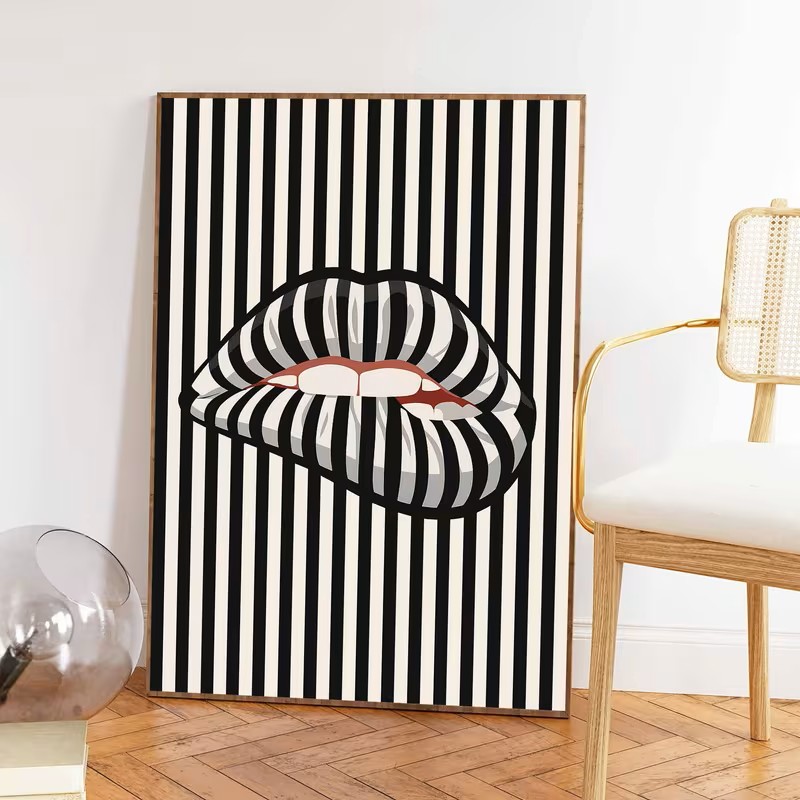 Póster de lienzo en forma de l - Interior Design Modern reseña y precio