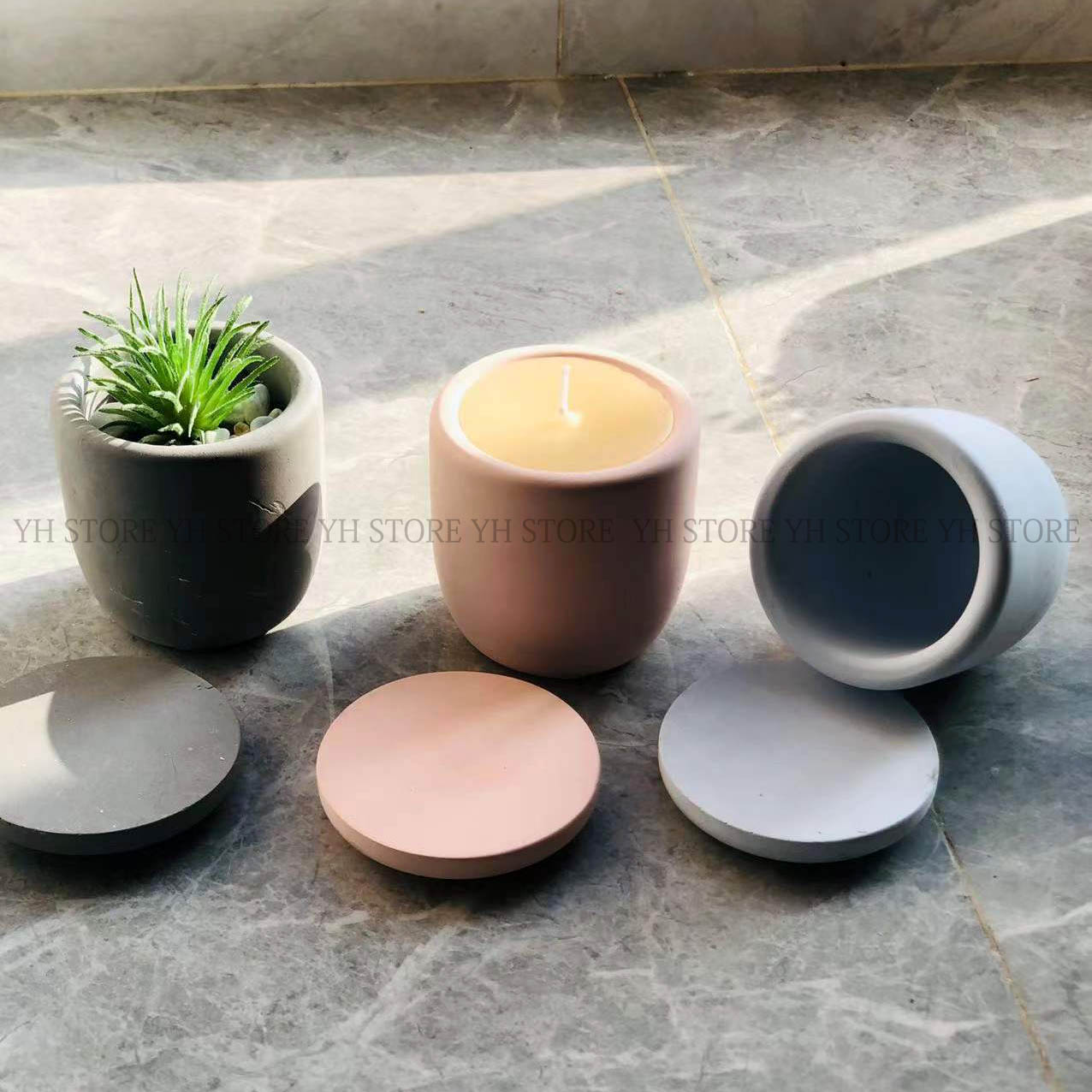 Moldes de silicona para caja d - Terrazzo Pot Cement reseña y precio